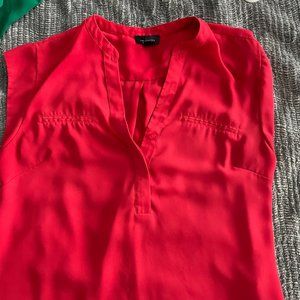 Sleeveless Coral Top